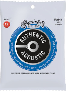 Martin MA140 Light SP Bronze guitar string set 12-54