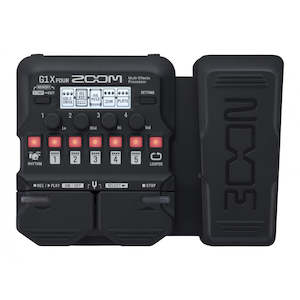 Zoom G1x Four Guitar Multi Effect Processor With Expression Pedal