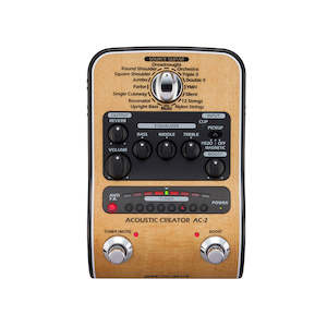 ZOOM AC-2 ACOUSTIC GUITAR CREATOR DI AND EFFECT PEDAL - AC2