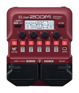 ZOOM B1 FOUR - BASS MULTI EFFECTS PEDAL B1-FOUR