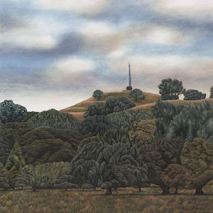 Creative art: One Tree Hill Looking South West