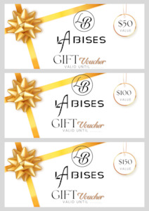 La Bises Gift Card - Auckland and Wellington Branches