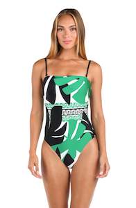 Sunshine 79 Monstera Bandeau One Piece