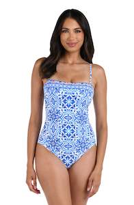 Alboran Sea Bandeau One Piece