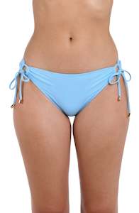 Swim Collection Island Goddess: Island Goddess Side Tie Hipster Bottom - Crystal Blue