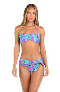 Sunshine 79 Swirltopia Bandeau Bikini Top