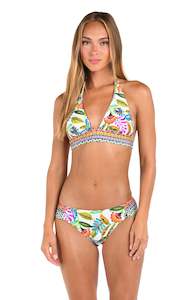 Sunshine 79 Jungle Jive Banded Halter Top