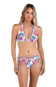 Tops Swimsuits: Flor De Paradiso Halter Top