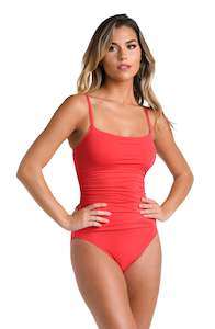 Island Goddess Lingerie One Piece - Guava