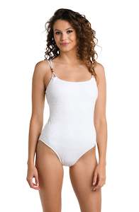 Saltwater Sands Lingerie One Piece - White