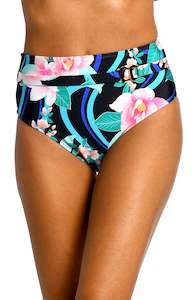 Group High Waist Bottom: Nightfall Blooms High-Waist Bottom - FINAL SALE