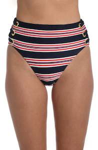 Sailor Stripe High-Waist Bottom - FINAL SALE