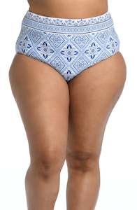 Mediterranean Breeze High Waist Bottom - FINAL SALE