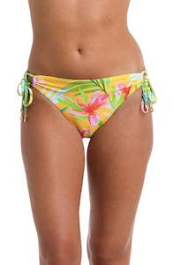 Group Side Tie Hipster Bottom: Calypso Bloom Side Tie Hipster Bottom