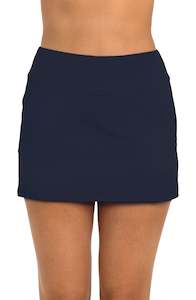 24th & Ocean Solid Swim Skort Bottom