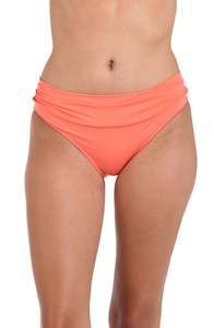 Island Goddess Shirred Band Hipster Bottom - Sunset