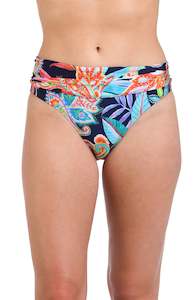 Tropidelic Paisley Shirred Band Hipster Bottom