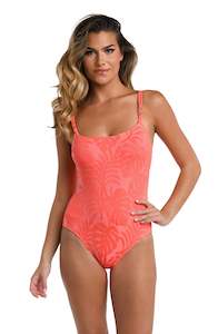 Island Palm Lingerie One Piece