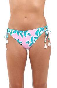 Bottoms: Opulent Palm Side Tie Hipster Bottom