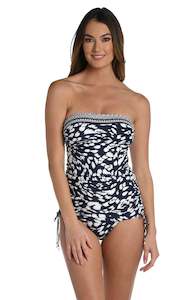 Changing Tides Bandeau Cinch Side Tankini Top