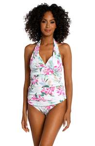 Mystic Palms Halter Tankini Top