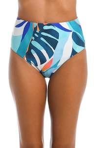 Coastal Palms High-Waist Bottom