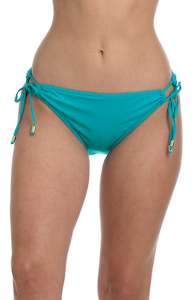 Island Goddess Side Tie Hipster Bottom - Turquoise