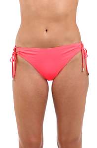 Island Goddess Side Tie Hipster Bottom - Coral Reef