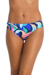 Painted Leaves Side Shirred Hipster Bottom