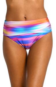 Sunset Shores Mid-Waist Sash Band Bottom