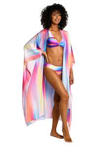 Sunset Shores Long Kimono