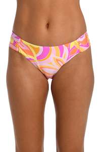 Sunshine 79 Retro Swirl Side Shirred Hipster Bottom