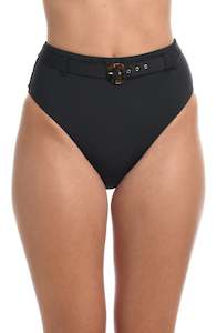 Sunshine 79 Wanderlust Solids High Waist Bottom - Black