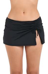 Island Goddess Adjustable Tunnel Skirted Bottom - Black