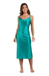 Earth Goddess Midi Dress Cover Up - Teal