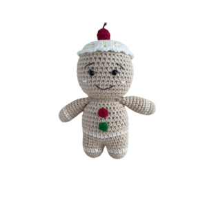 Gingerbread Crochet Toy