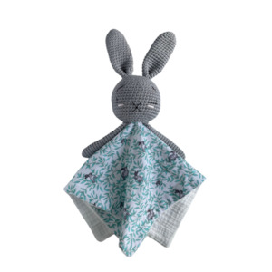 Gift: Parker Rabbit Cloth Lovie Grey/Green