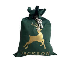 Gift: Premium Green Santa Sack - Personalised