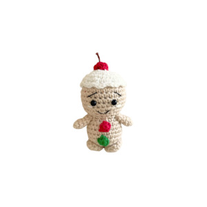 Christmas Gingerbread Crochet Toy