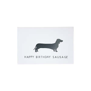 Happy Birthday Sausage Card