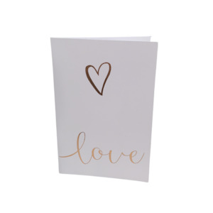 Gift: Love Card Rose Gold