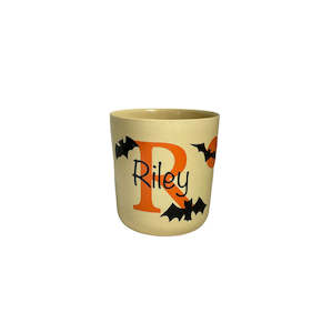 Personalised Halloween Kids Tumbler with Bats