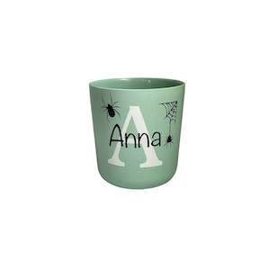 Personalised Halloween Kids Tumbler with Spiders