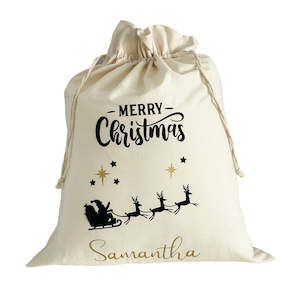 Gift: Santa Sack Santa Sleigh - Personalised