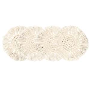 Gift: Boho Coaster 4 Pack White