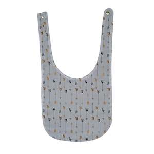 Little Humans Cotton Baby Bib - Golden Arrows