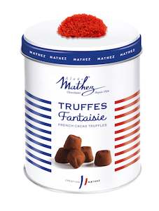 Chocolate Truffles in Navy French Tin with Pompom 250g - BBD 25.10.24