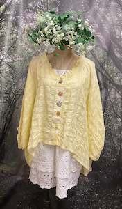 Womenswear: #5164 Yellow Linen check overtop