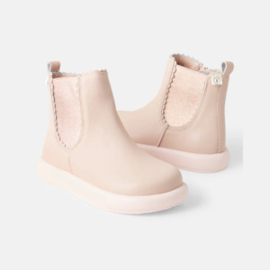 Kids Sale: Heidi Leather Boot Pink