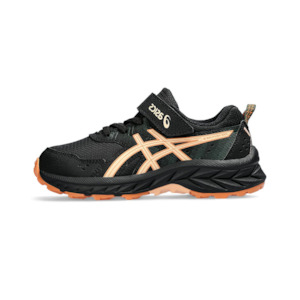 Asics: Kid's Pre Venture 9 PS Black/Apricot Crush